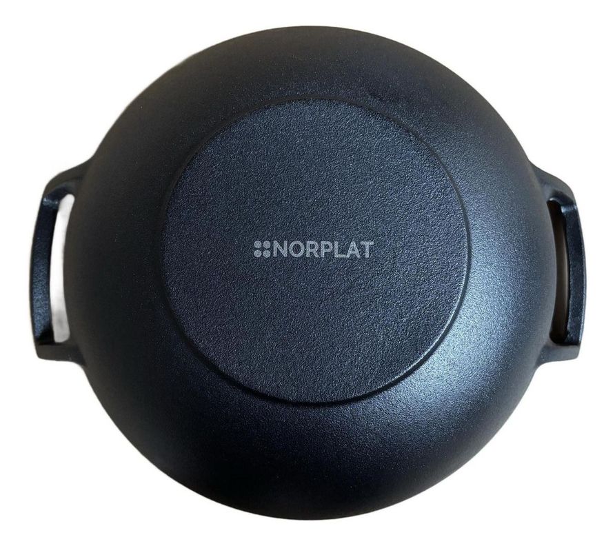 Wok De Hierro Fundido 32 X 9 Cm Redondo - Norplat-4