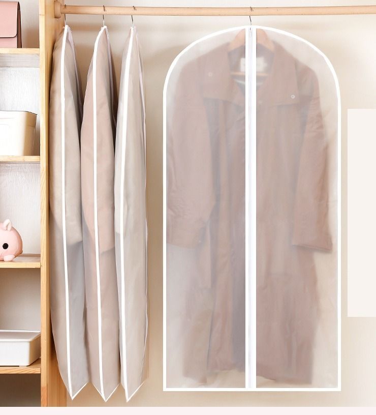 5 Bolsas Transparentes Cubre Terno Colgar Closet 140x60 Cms - Norplat-1