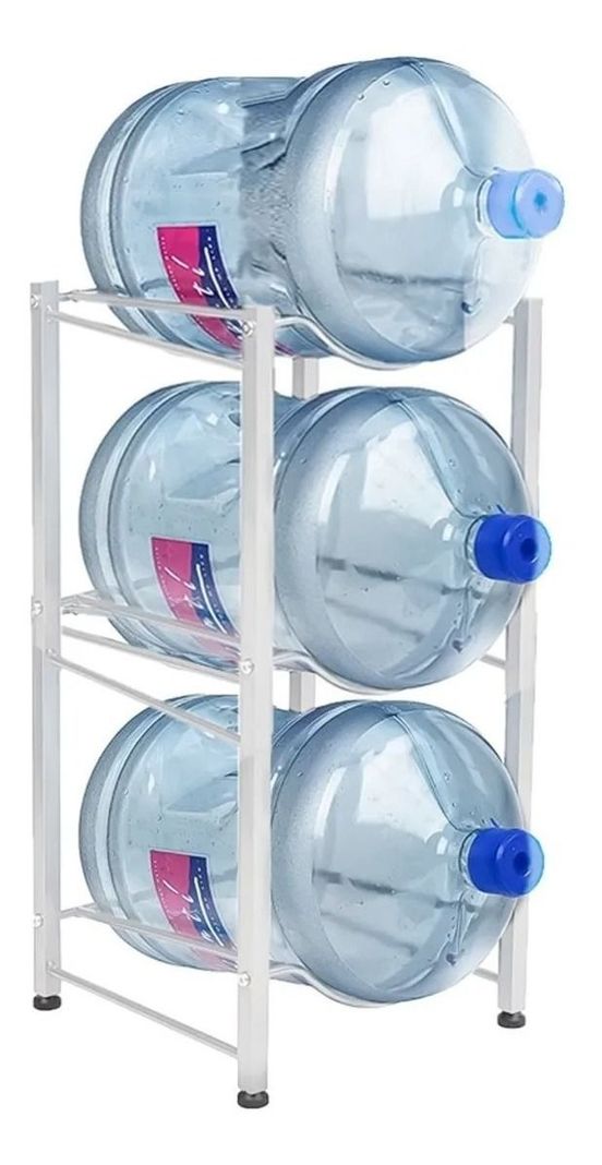 Rack Estante Organizador De 3 Botellones Bidones Agua 20 L - Norplat-0