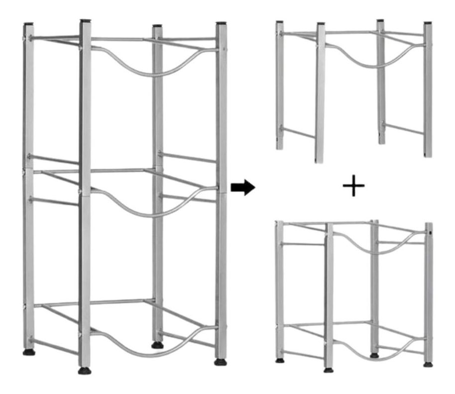 Rack Estante Organizador De 3 Botellones Bidones Agua 20 L - Norplat-3