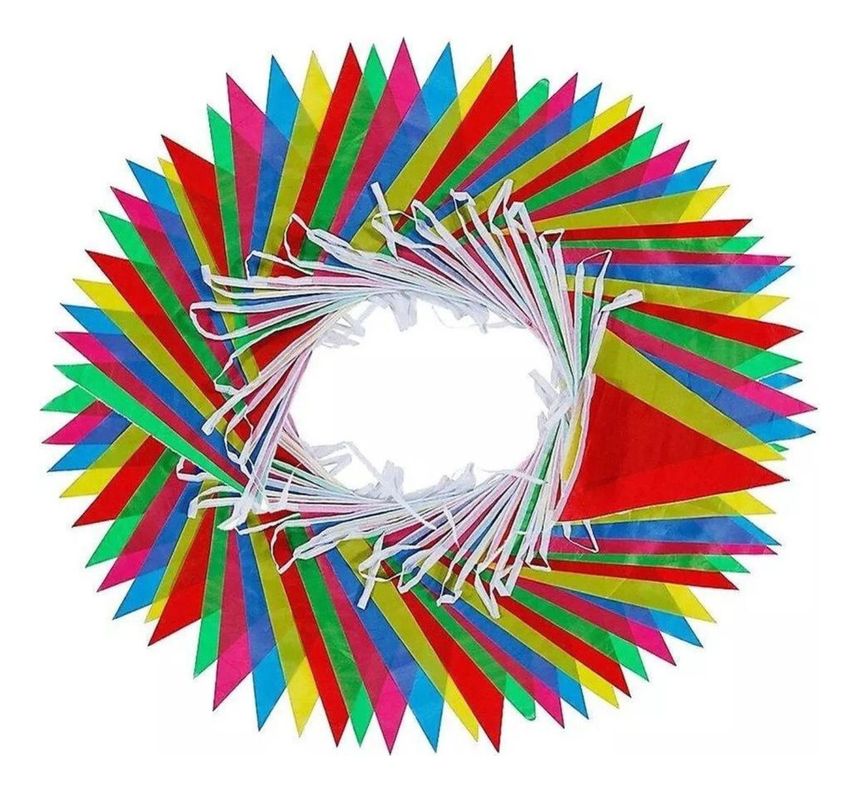 Banderines X130 Guirnaldas 80 Mt Evento, Bautizo, Matrimonio - Norplat-0