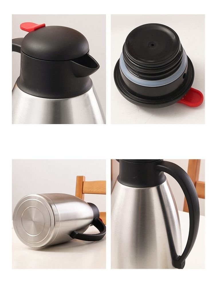 Jarra Térmica Acero Inox 2lts Conserva Caliente Frio - Norplat-1
