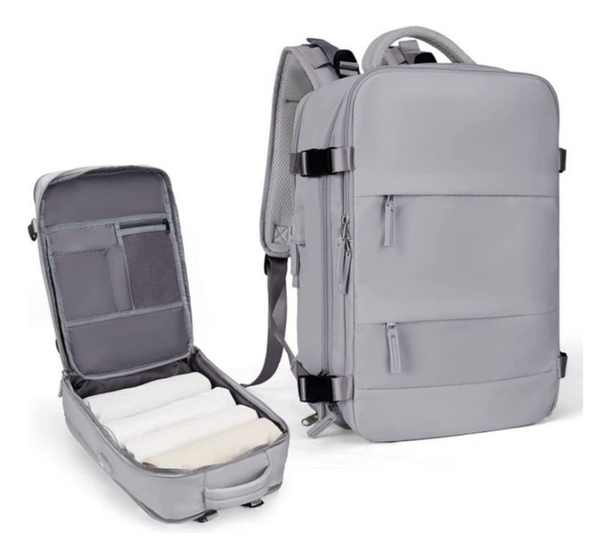 Mochila Notebook Viaje Ligera Vuelo Cabina Mano - Norplat-1