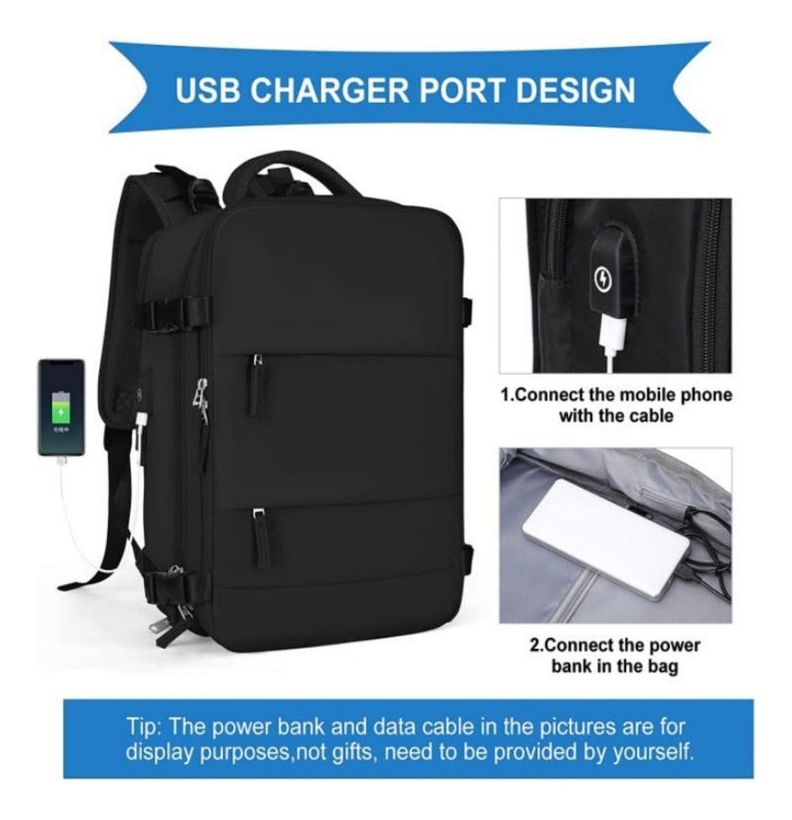 Mochila Notebook Viaje Ligera Vuelo Cabina Mano - Norplat-3