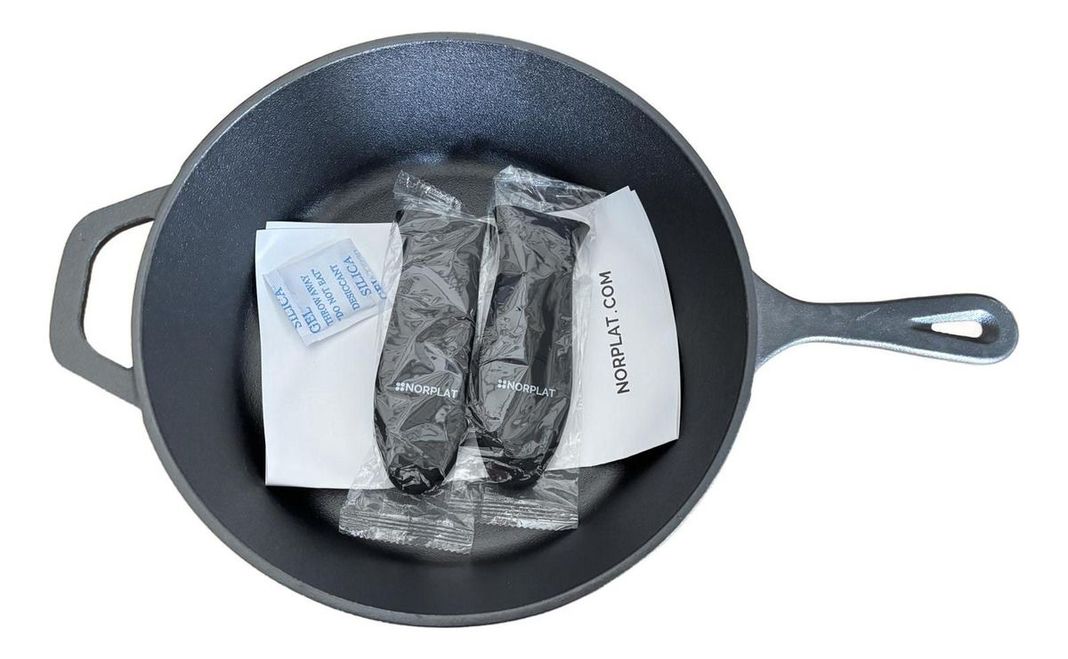 Dutch Oven Norplat Ø26cm 2 Sartenes Hierro Fundido + 2 Grip-7