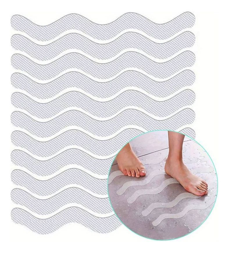 Pegatinas Norplat Antideslizantes Para Ducha Tina + Espatula-0