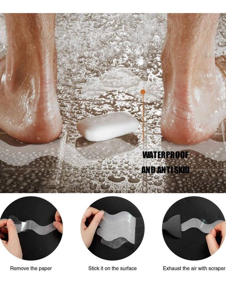 Pegatinas Norplat Antideslizantes Para Ducha Tina + Espatula-2