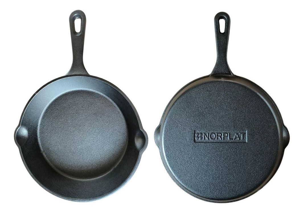 Sarten Hierro Fundido Norplat 20cm Redondo Para Freir Cocina-1
