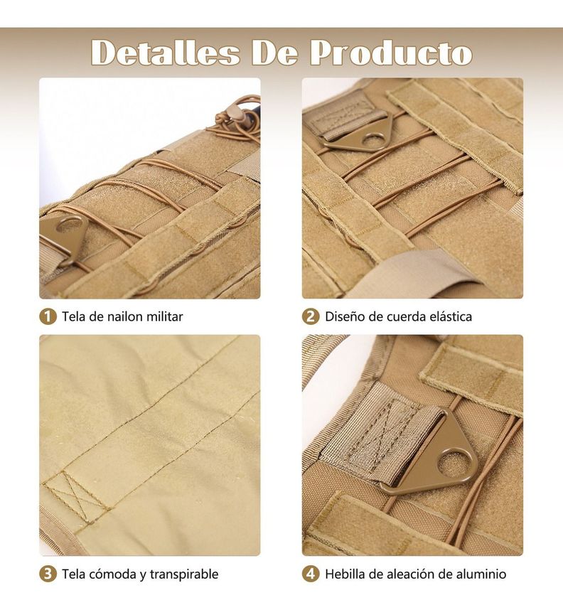 Arnés Para Perro - Táctico Con Forma De Coraza - Norplat-4