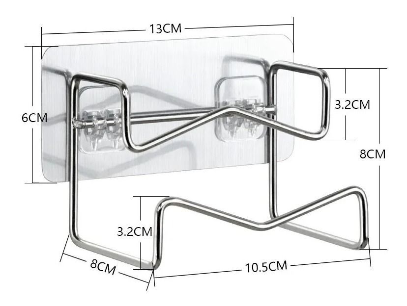 Colgador Autoadhesivo Ideal Para Colgar Perchas Y Ganchos - Norplat-1