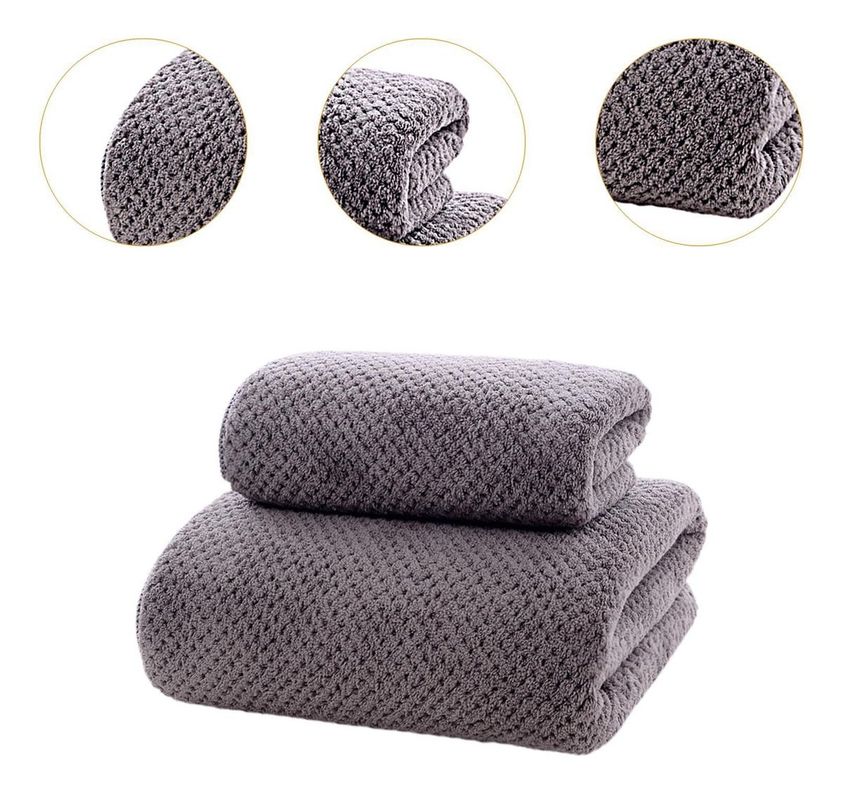 3 Toallas Baño Microfibra Alta Calidad Secado Rápido Norplat-1