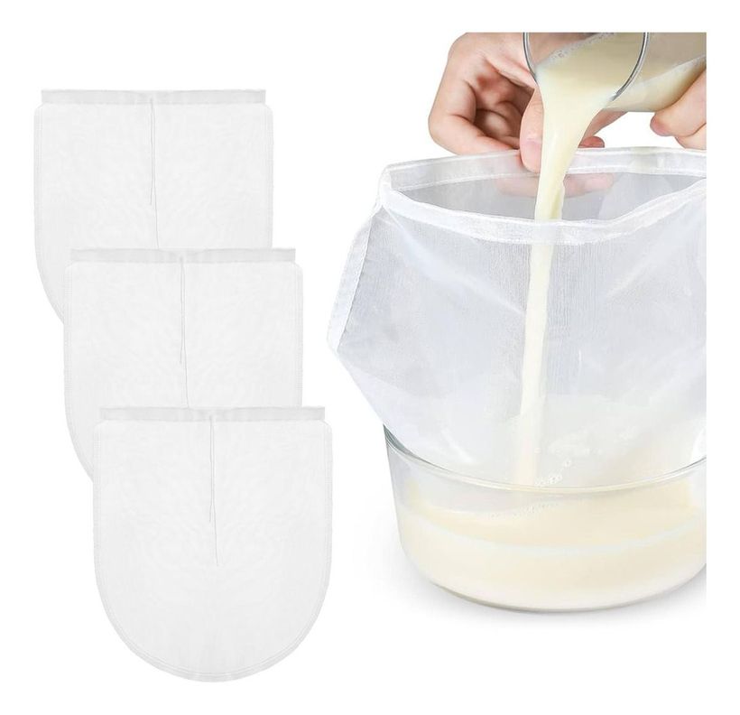 Set 3 Bolsas Para Filtrar Leche Vegetal Malla Fina - Norplat-0