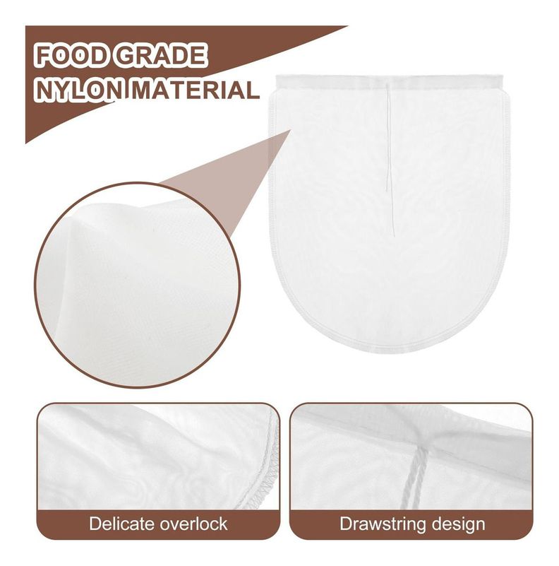 Set 3 Bolsas Para Filtrar Leche Vegetal Malla Fina - Norplat-1