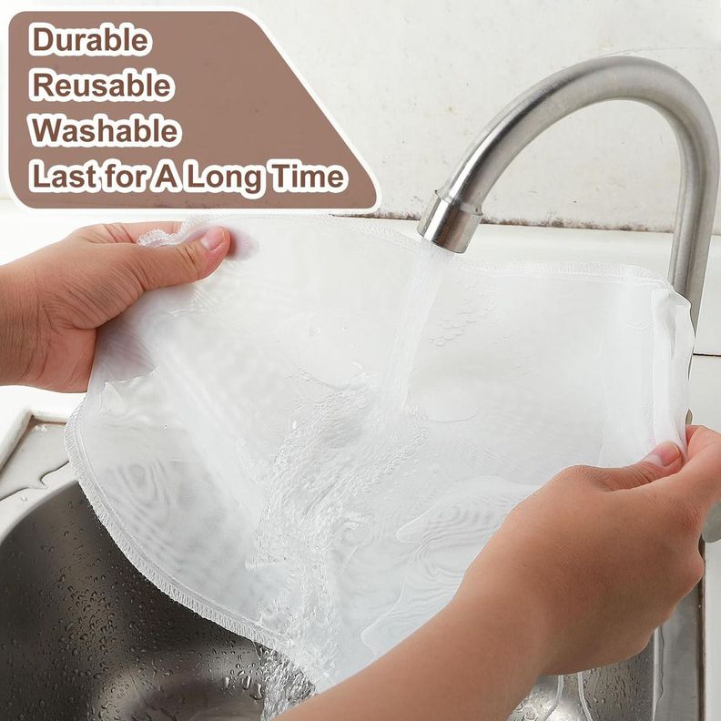 Set 3 Bolsas Para Filtrar Leche Vegetal Malla Fina - Norplat-5