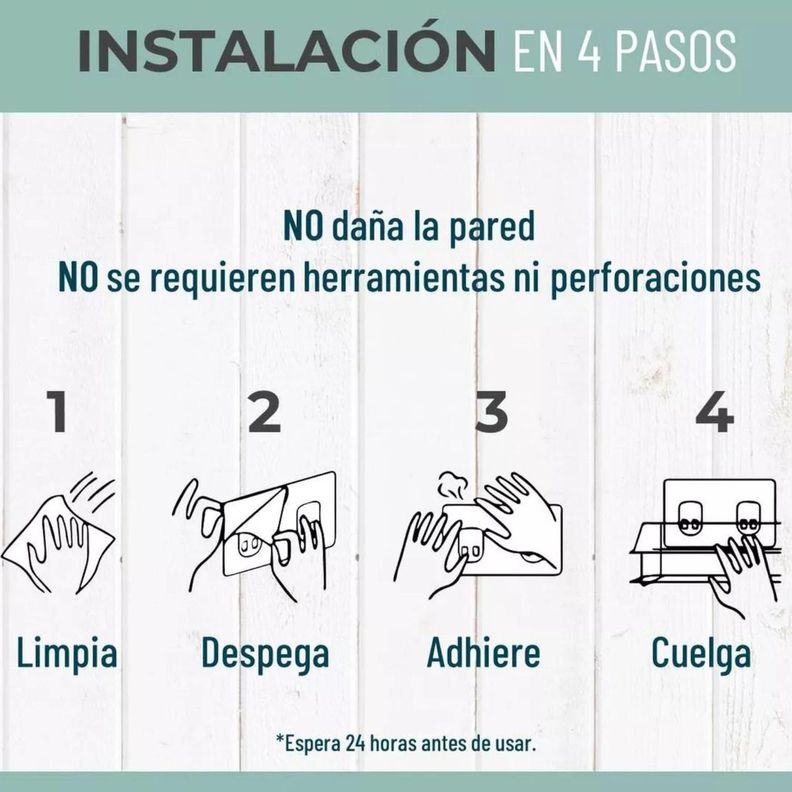 Organizador Ducha X2 Adhesivo Baño Esquinero Repisa Inoxidab - Norplat-2