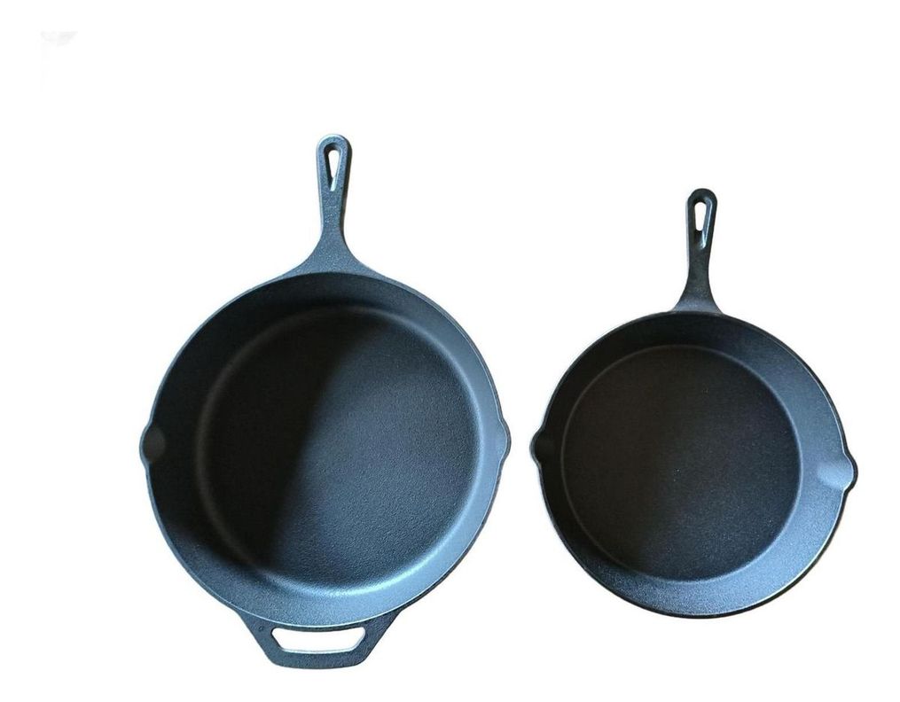 Set De 2 Sartenes Hierro Fundido 10 Y 12 Pulgadas - Norplat-6