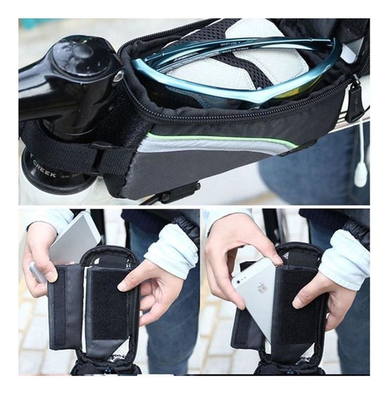 Alforja Bolso Delantero Bicicleta Porta Celular Gps Norplat-3