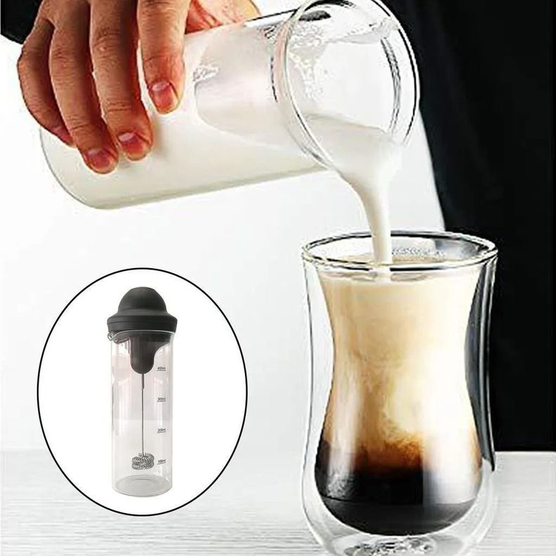 Vaso Espumador Texturizador De Leche A Batería - Norplat-7