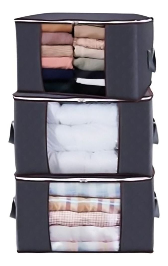 Organizador Bolsas De Almacenamiento De Ropa Set X3 - Norplat-0
