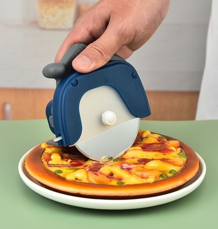 Cortador Rueda Pizza Profesional Corta Masa Cocina Bbq Norplat-5