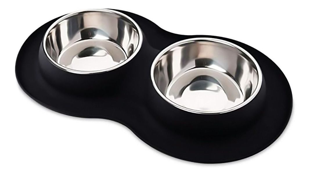 Plato Doble Silicona Platos Para Perro Bebedero Comedero Norplat-5