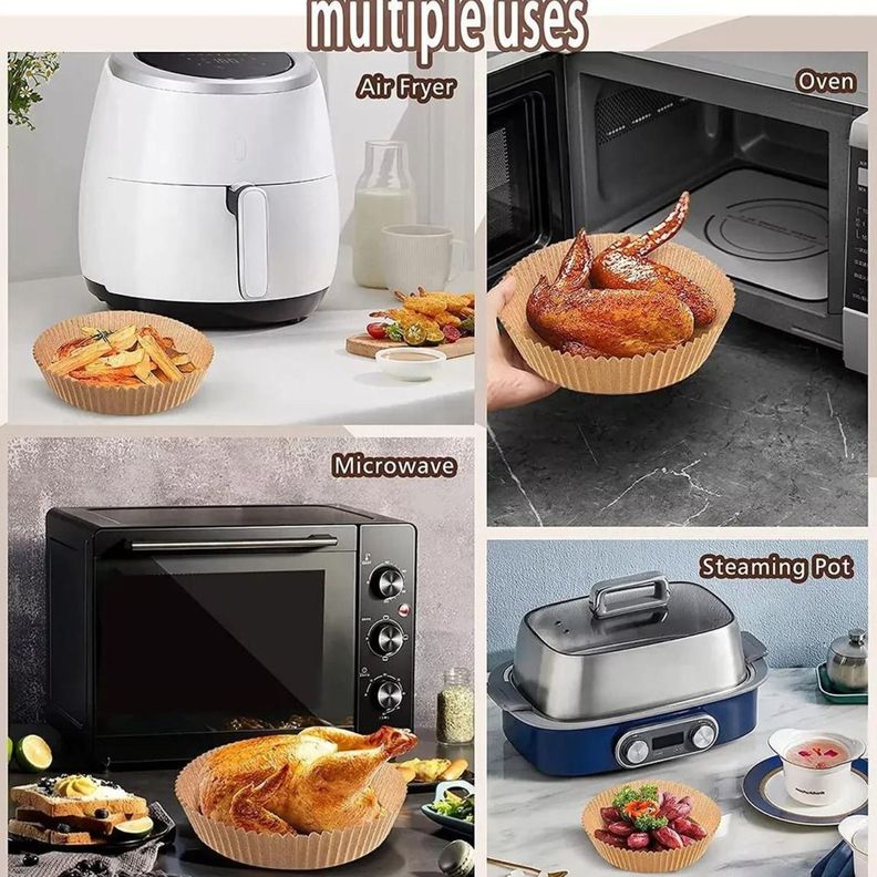 Papel Freidora Aire X100 Antiadherente Air Fryer Desechable - Norplat-5
