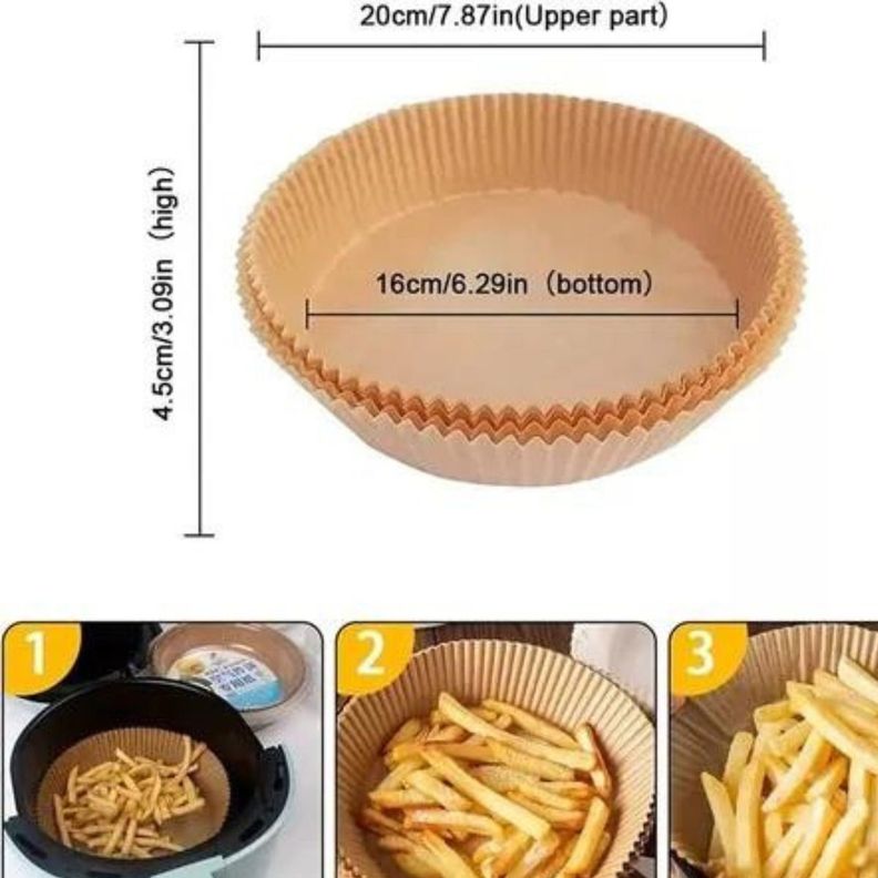Papel Freidora Aire X100 Antiadherente Air Fryer Desechable - Norplat-7