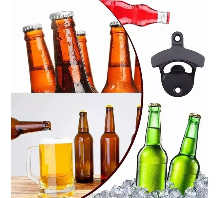 10 Destapador Abridor Botellas Cerveza Montaje Pared Norplat-2