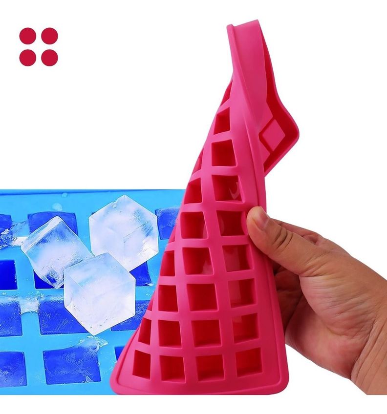 Molde De Silicona Para 40 Mini Cubos De Hielo - Norplat-1