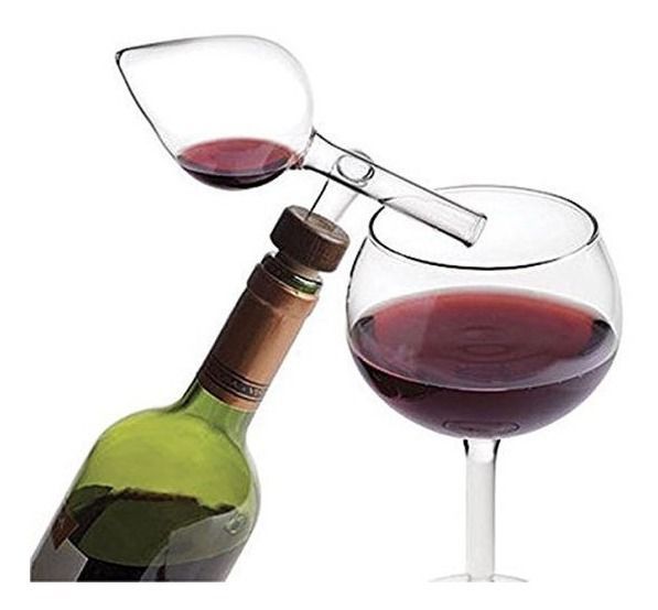 Aireador De Vino Doble Efecto Directo De La Botella - Norplat-0