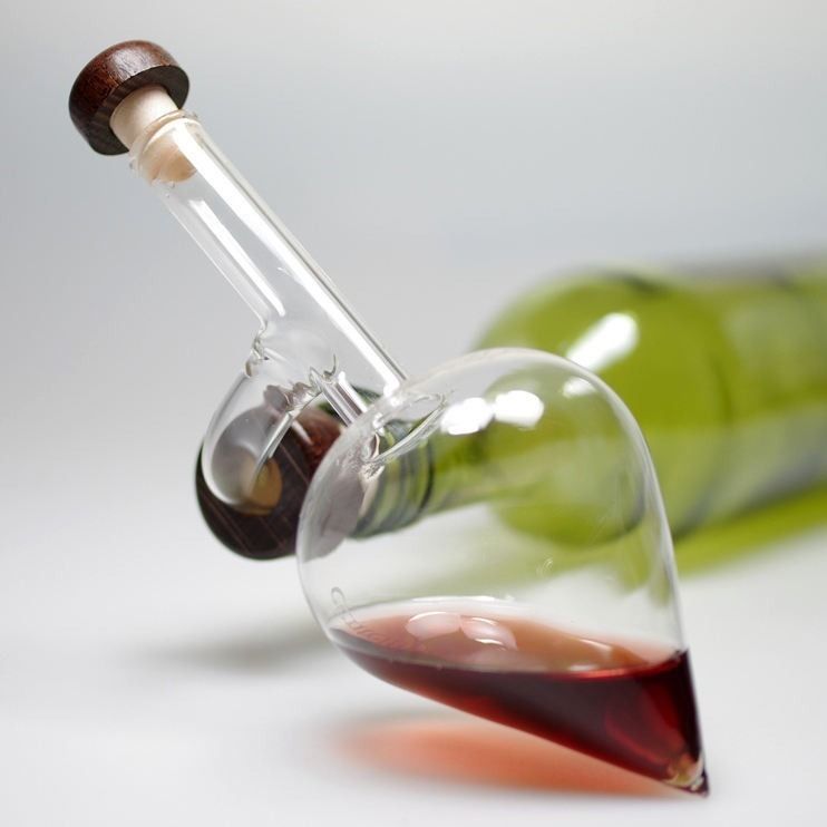 Aireador De Vino Doble Efecto Directo De La Botella - Norplat-1