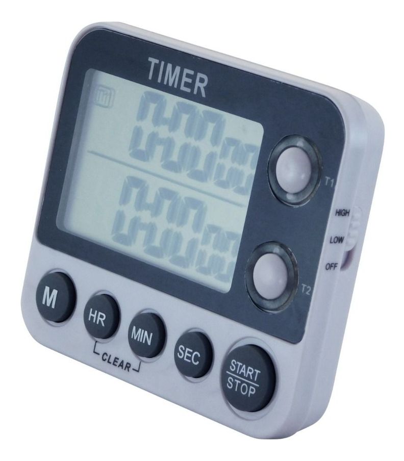 Temporizador De Cocina Doble Imantado - Timer - Norplat-0