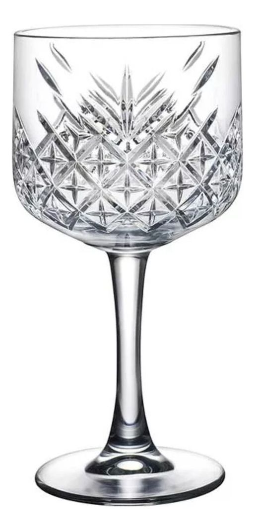 Set 6 Copas Tallada Vino Cocktail Agua Vintage 500ml - Norplat
