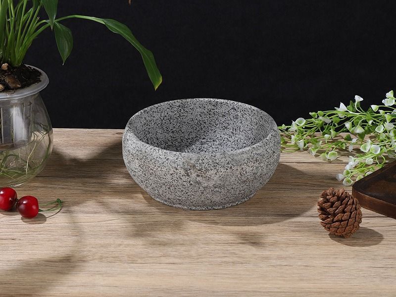 Mortero De Piedra 16cm Moledor Ideal Especias Coctel - Norplat-1