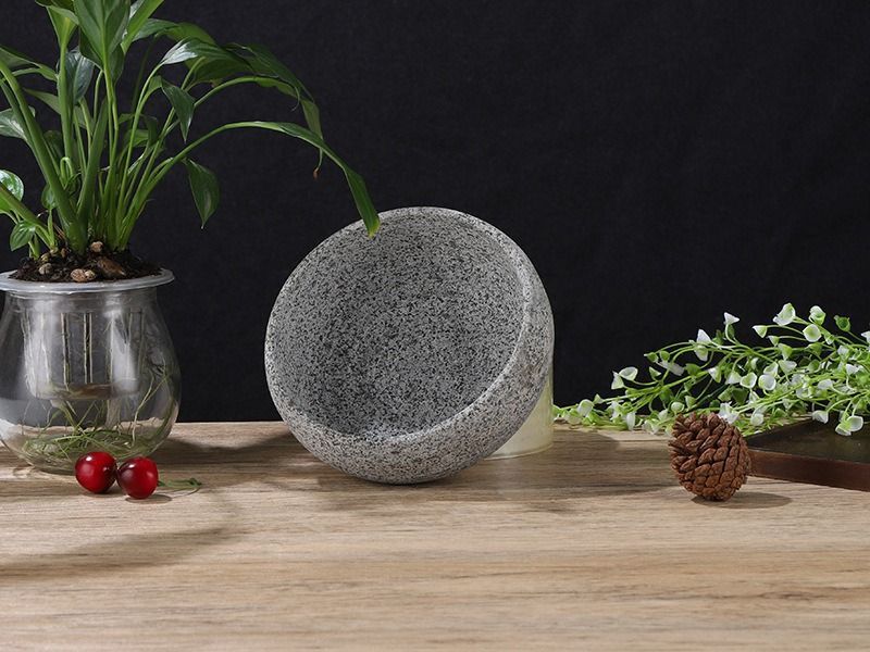 Mortero De Piedra 16cm Moledor Ideal Especias Coctel - Norplat-3