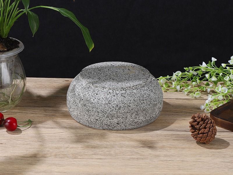Mortero De Piedra 16cm Moledor Ideal Especias Coctel - Norplat-4