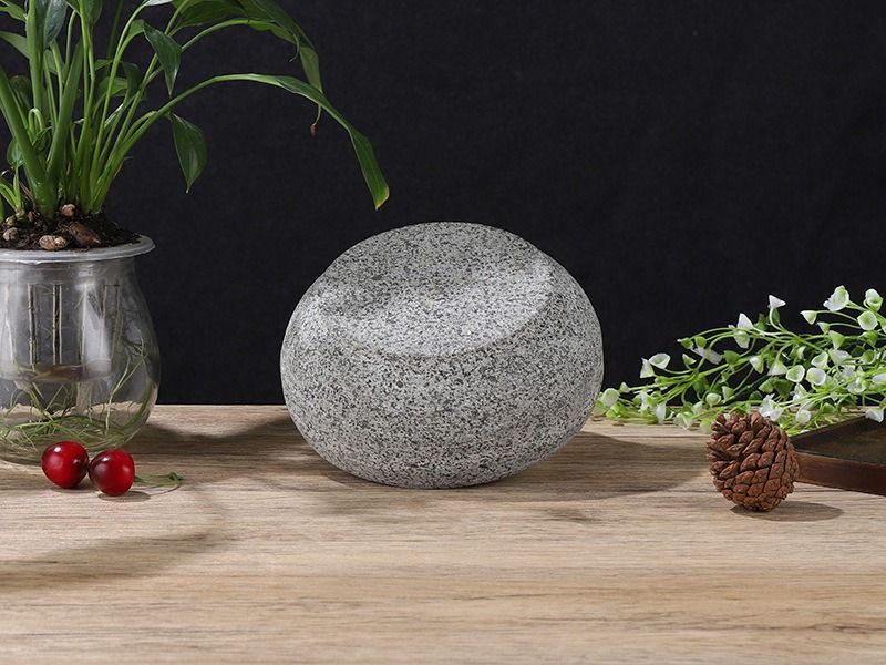Mortero De Piedra 16cm Moledor Ideal Especias Coctel - Norplat-5