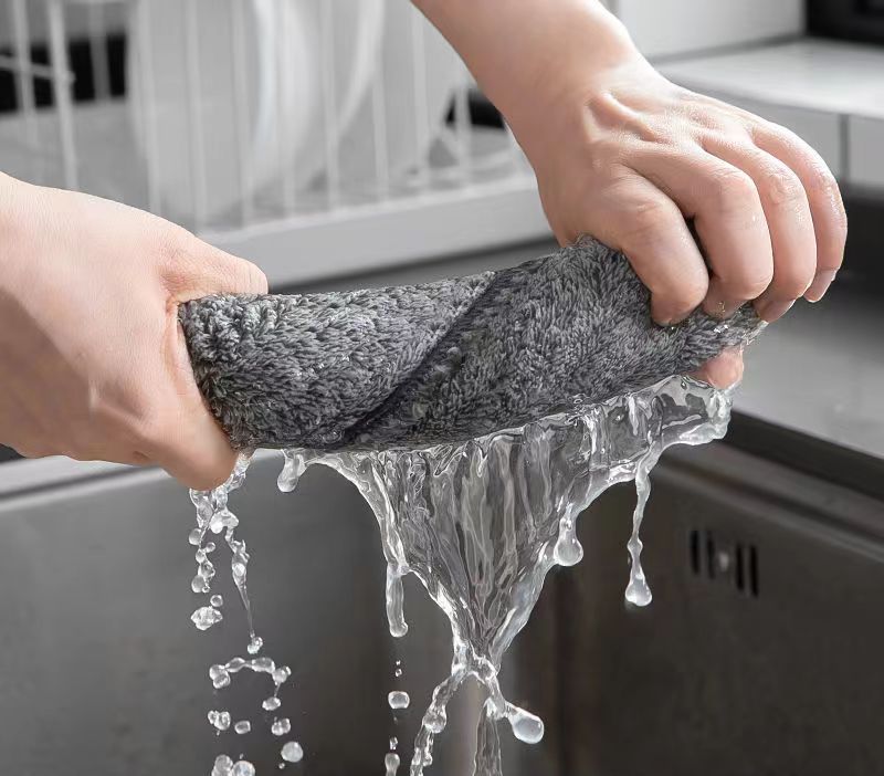 Set 12 Paños De Cocina Docena Fibra Carbon Ecológico Norplat-2