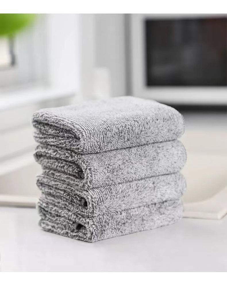 Set 12 Paños De Cocina Docena Fibra Carbon Ecológico Norplat-9