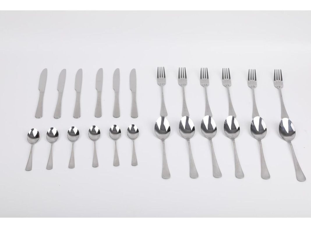 Juego Servicio Cubiertos 24 Piezas Acero Inoxidable Norplat-7