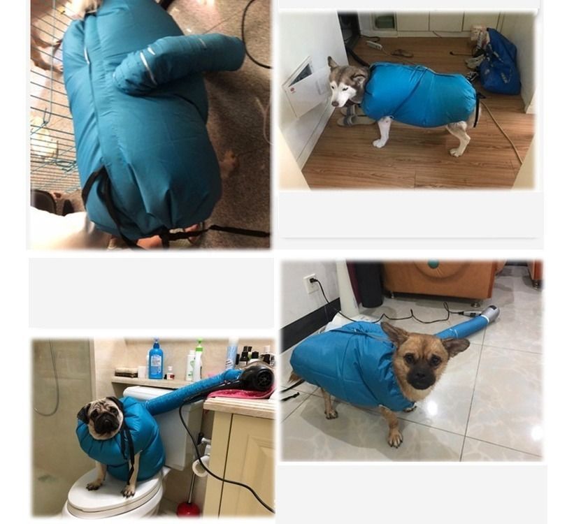 Secador Para Perros Saco Portátil Para Pelo - Talla M - Norplat-4