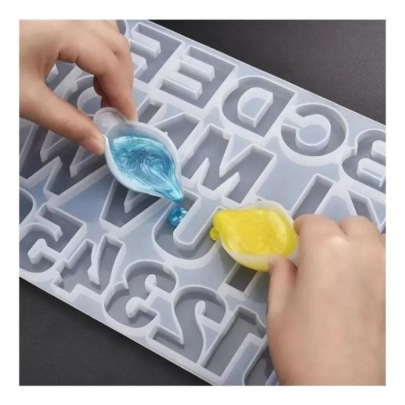 Molde Silicona Letras Números Moldes Repostería Transparente - Norplat-3