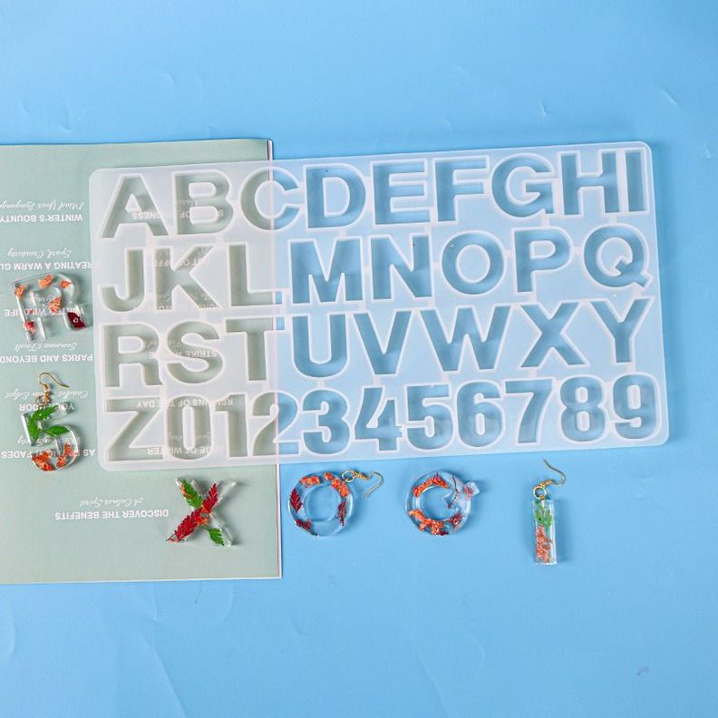 Molde Silicona Letras Números Moldes Repostería Transparente - Norplat-6
