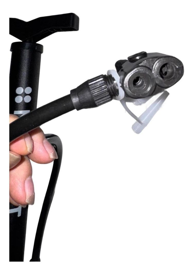 Bombin De Pie 120psi Valvulas Presta Schrader Bici - Norplat-2