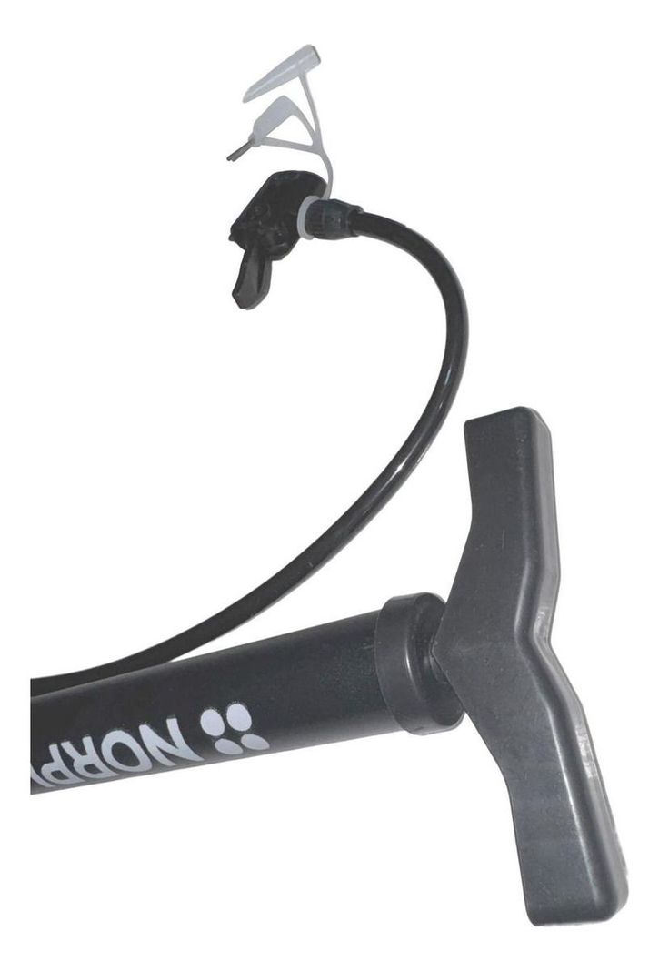 Bombin De Pie 120psi Valvulas Presta Schrader Bici - Norplat-3