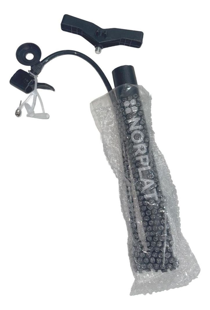 Bombin De Pie 120psi Valvulas Presta Schrader Bici - Norplat-5