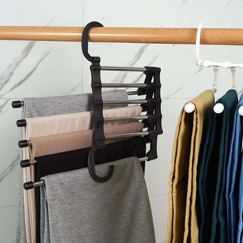 Gancho Pantalones Organizador Percha Ahorra Espacio 5 En 1 - Norplat-2