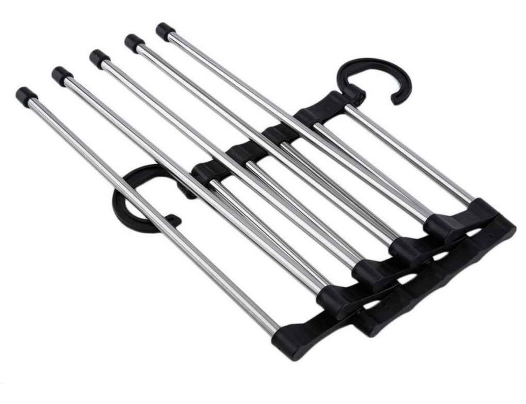 Gancho Pantalones Organizador Percha Ahorra Espacio 5 En 1 - Norplat-7