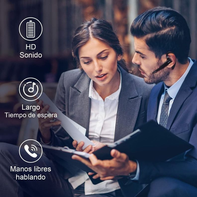 Manos Libres Audifono Inalambrico Bluetooth P/ Auto Norplat-3