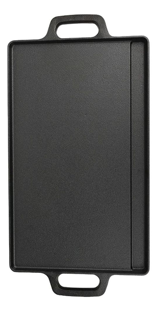 Plancha Churrasquera Norplat Hierro Fundido 2en1 45x22x1.5cm-3